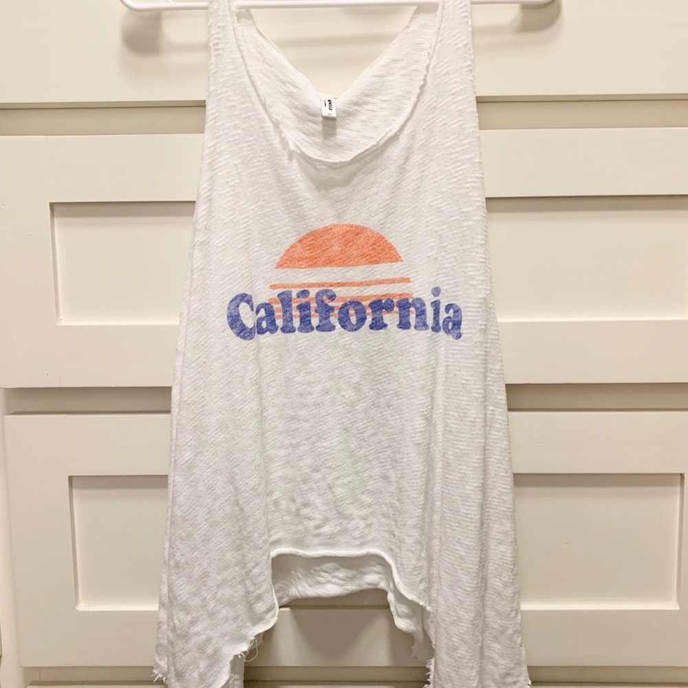 White California Sunset Tank